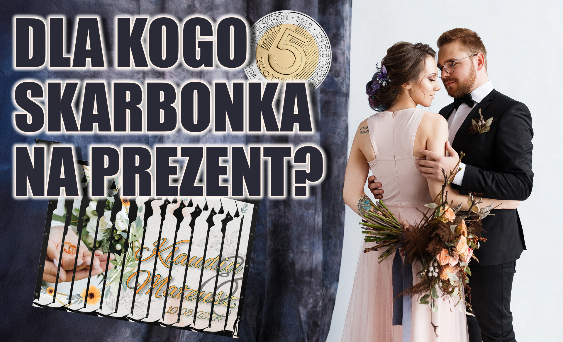 Dla kogo skarbonka na prezent ślubny?