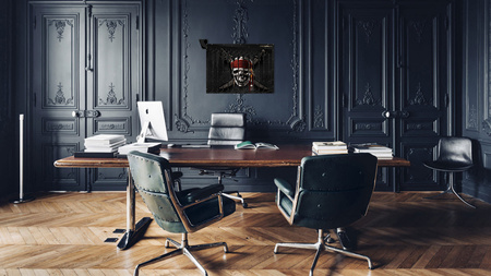 Skarbonka Ścienna dla chłopaka | Czaszka Pirat