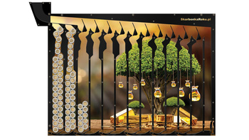 Skarbonka Ścienna | Drzewko Złota