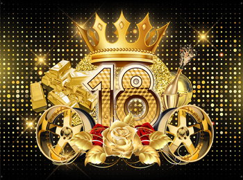 Tło do skarbonki - 18 dla chłopaka