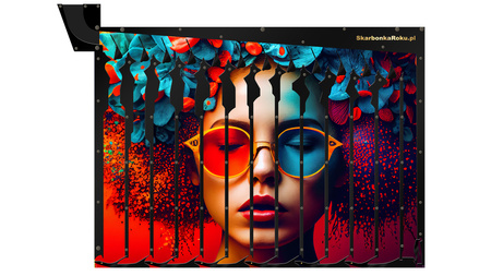 Skarbonka Ścienna Kobieta | Pomysł na prezent z grafiką kobiety