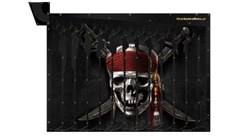 Skarbonka Ścienna dla chłopaka | Czaszka Pirat