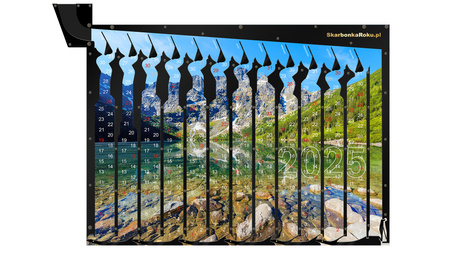 Kalendarz 2025 Morskie Oko | Skarbonka z morskiego oka