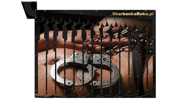 Skarbonka Ścienna dla mężczyzny | Kajdanki Męski Prezent