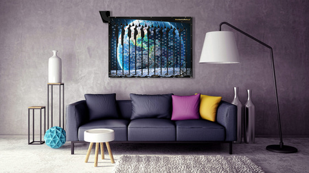 Kalendarz 2025 Kula ziemska | Idealna skarbonka na prezent