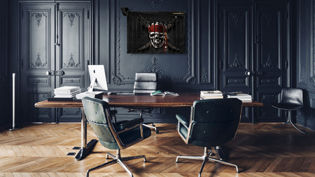 Skarbonka Ścienna dla chłopaka | Czaszka Pirat