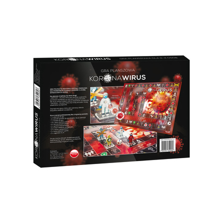 Gra planszowa Koronawirus rodzinna dla dzieci 8+