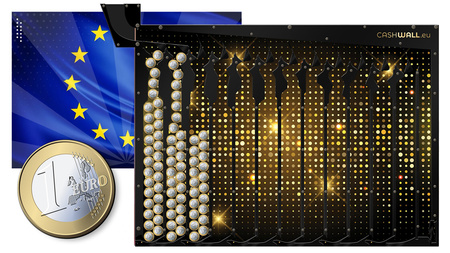 Skarbonka Ścienna na piątki | Black And Gold