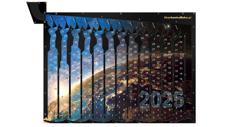 Kalendarz 2025 Ziemia | Idealna skarbonka na prezent