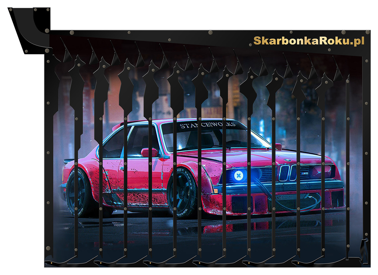 Skarbonka Ścienna dla faceta | Prezent z BMW