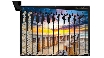 Kalendarz 2025 Morze | Skarbonka z krajobrazem morza