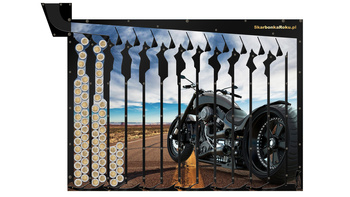 Skarbonka Ścienna Harley Davidson | Prezent dla motocyklisty