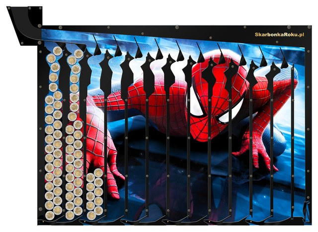 Skarbonka Ścienna Spider-Man | Prezent Spiderman dla chłopca