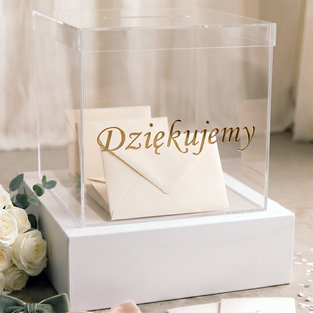 Przezroczysta skrzynia na koperty | SZ02