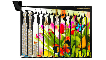 Skarbonka Ścienna Motyle | Kolorowa skarbonka z motylami na prezent