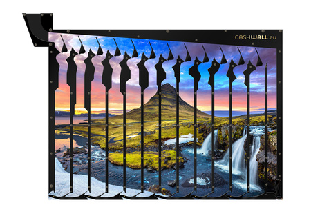 Skarbonka Ścienna Islandia | Prezent z pięknym krajobrazem Islandii