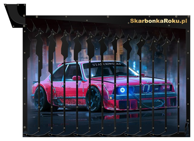 Skarbonka Ścienna dla faceta | Prezent z BMW