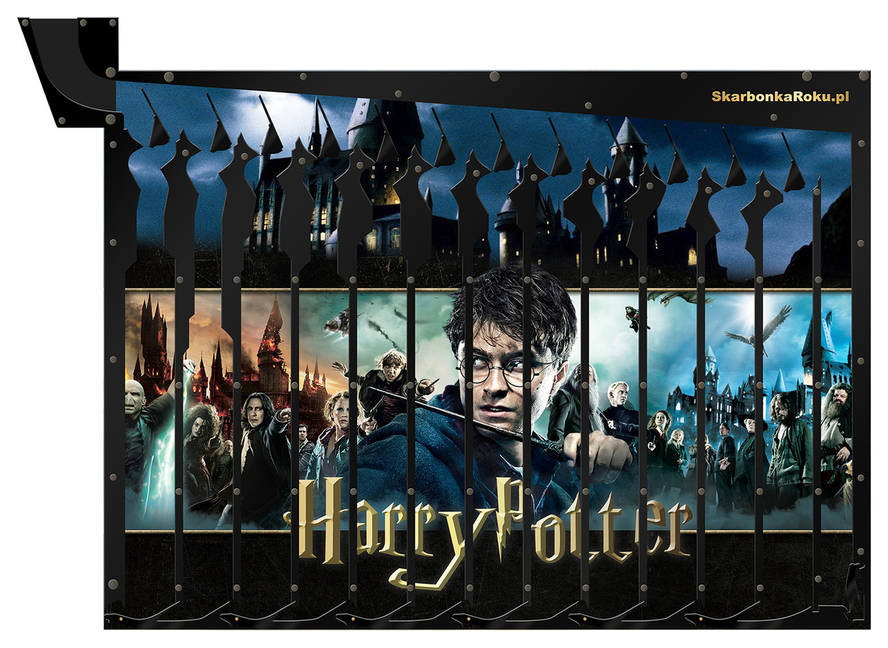 Skarbonka Ścienna Harry Potter | Prezent dla fana Harrego Pottera