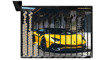 Skarbonka Ścienna Lamborghini | Prezent z super autem Lamborghini