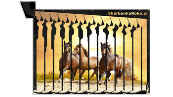 Skarbonka Ścienna z koniem | Prezent z koniem dla dziewczynki