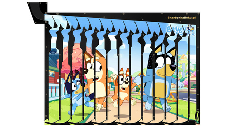 Skarbonka na 5 zł Bluey | Unikalna skarbonka z bajki Bluey