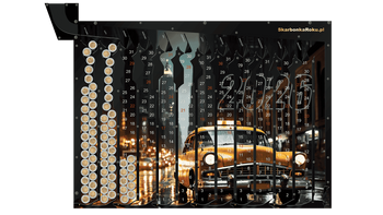 Kalendarz 2026 Taxi | Kalendarz ścienny z motywem żółtej taksówki