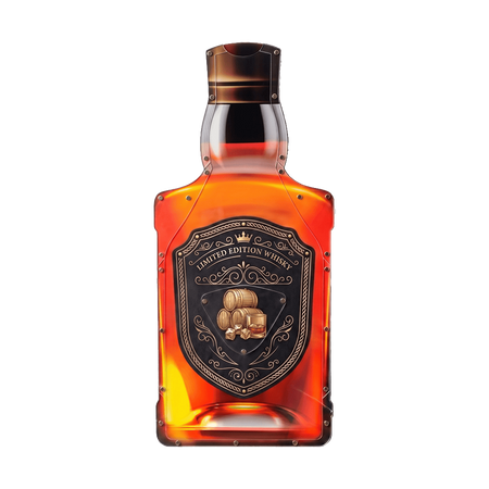 Skarbonka Ścienna Butelka Whisky na 5zł - Oryginalny Prezent