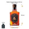 Skarbonka Ścienna Butelka Whisky na 5zł - Oryginalny Prezent