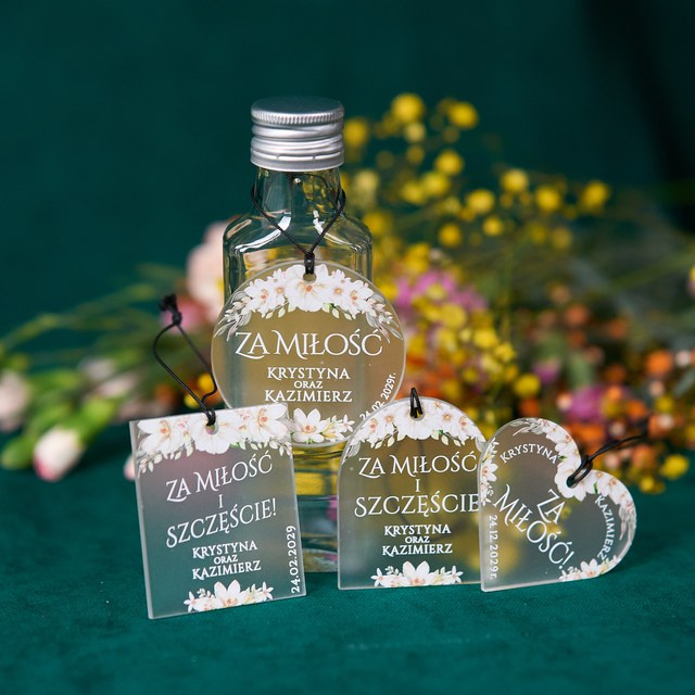 Zawieszki ślubne ozdobne satynowe | ZawS13A