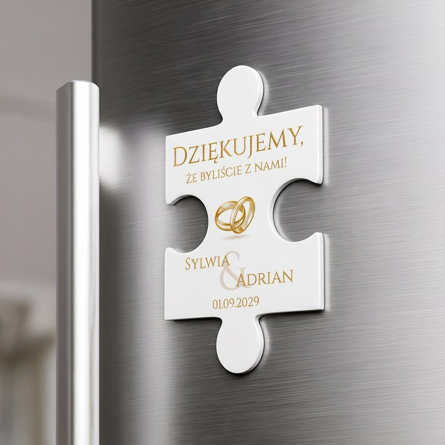 Magnes ślubny | podziękowanie dla gości