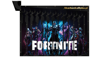 Skarbonka Ścienna dla chłopca | Prezent Skarbonka Fortnite