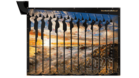 Kalendarz 2026 Zachód Słońca