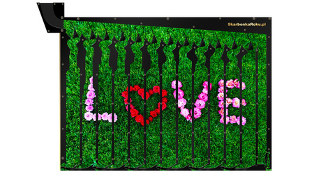 Skarbonka Ścienna LOVE | Super prezent dla zakochanych