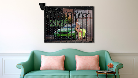 Kalendarz 2025 Kobieta z Autem | Kapitalny prezent dla mężczyzny