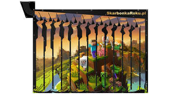 Skarbonka Ścienna dla chłopczyka | Prezent z Minecraft