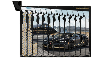 Skarbonka Ścienna Bugatti | Prezent ze sportowym samochodem