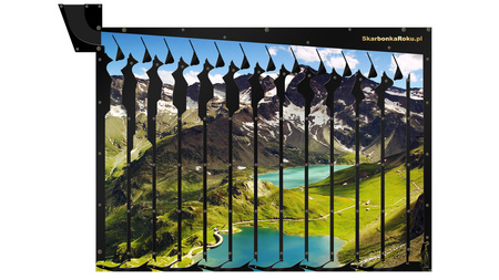 Skarbonka Ścienna Góry | Prezent z górskim krajobrazem