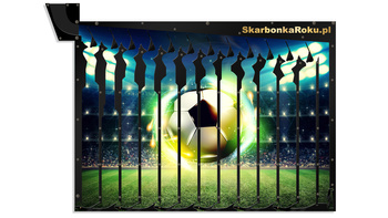 Skarbonka Ścienna dla piłkarza | Piłkarski prezent dla chłopca