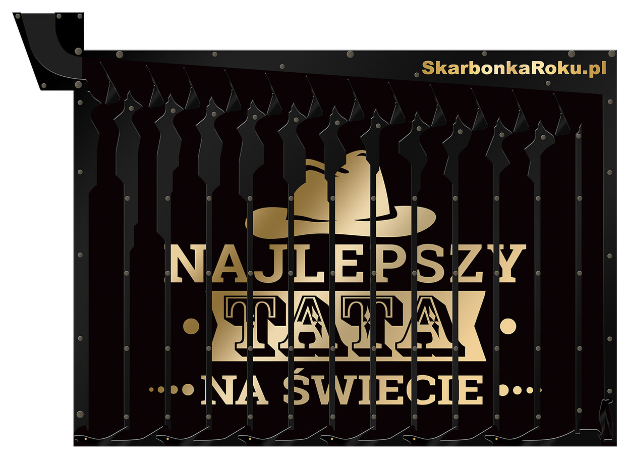 Skarbonka Ścienna dla Taty | Prezent Na dzień Ojca