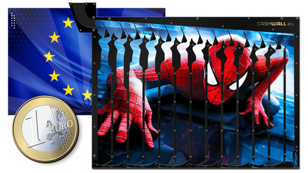 Skarbonka Ścienna Spider-Man | Prezent Spiderman dla chłopca