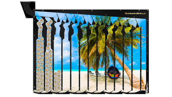 Skarbonka Ścienna Malediwy | Prezenty z motywem Malediwy