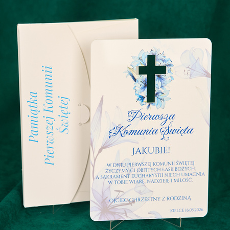 Pamiątka Pierwszej Komunii Świętej z pleksi | PK08