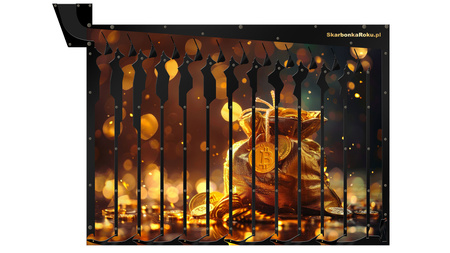 Skarbonka na 5 zł | Skarbonka Worek Złota