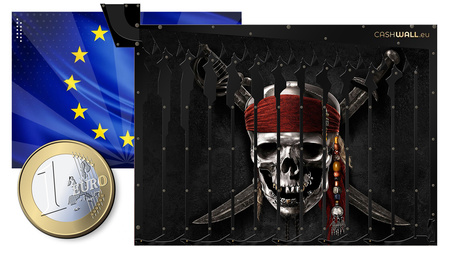 Skarbonka Ścienna dla chłopaka | Czaszka Pirat