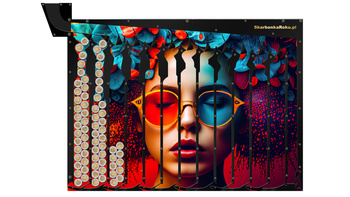 Skarbonka Ścienna Kobieta | Pomysł na prezent z grafiką kobiety