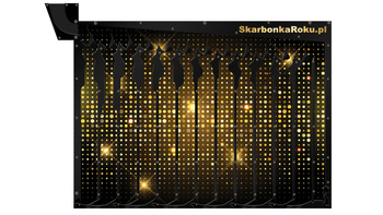 Skarbonka Ścienna na piątki | Black And Gold