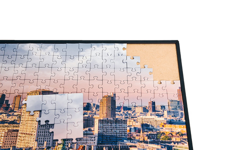 Puzzlo Sort 6 modułów plus rama 50x70