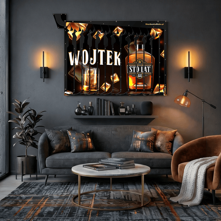 Personalizowana skarbonka na 5 zł Whisky – imię i wiek