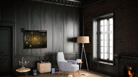 Skarbonka Ścienna na piątki | Black And Gold