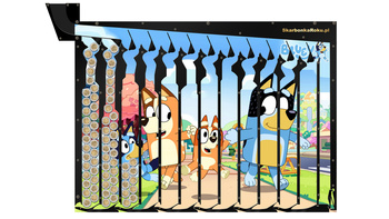 Skarbonka na 5 zł Bluey | Unikalna skarbonka z bajki Bluey